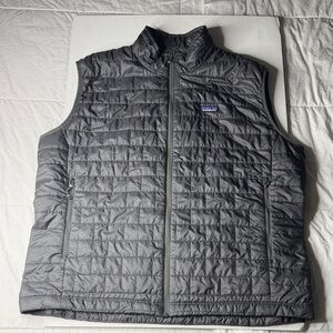 Patagonia Nano Puff Vest in Forge Grey Size XXXL
